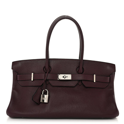 Hermes Taurillon Clemence JPG Birkin II 42 Prune 1 of 14