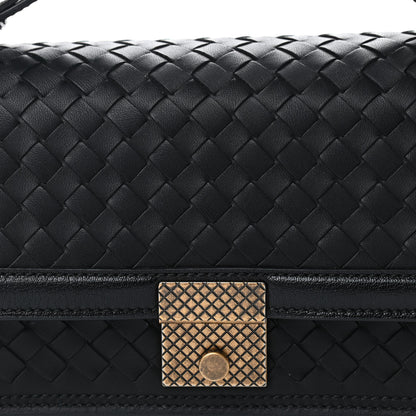 Bottega Veneta Nappa Intrecciato Top Handle Bag Black 9 of 9