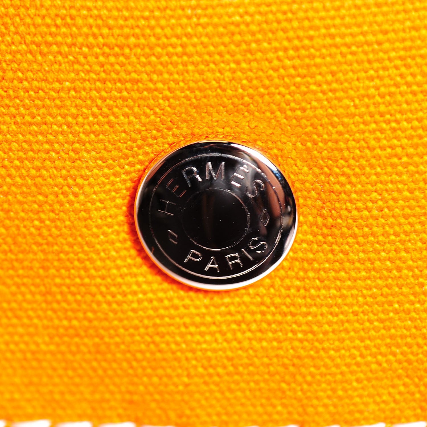 Hermes Toile Fourre Tout MM Orange 9 of 15