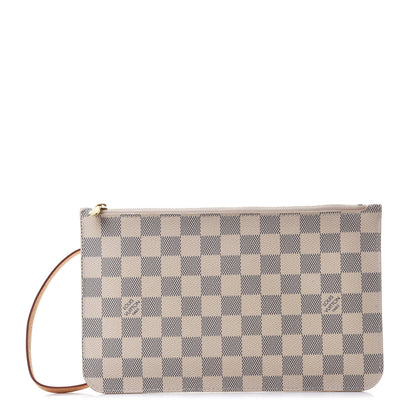 Louis Vuitton Damier Azur Neverfull MM GM Pochette 1 of 4