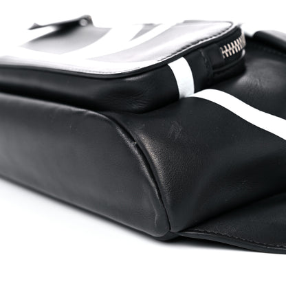 Valentino Garavani Calfskin Go Logo Belt Bag Black White 8 of 18