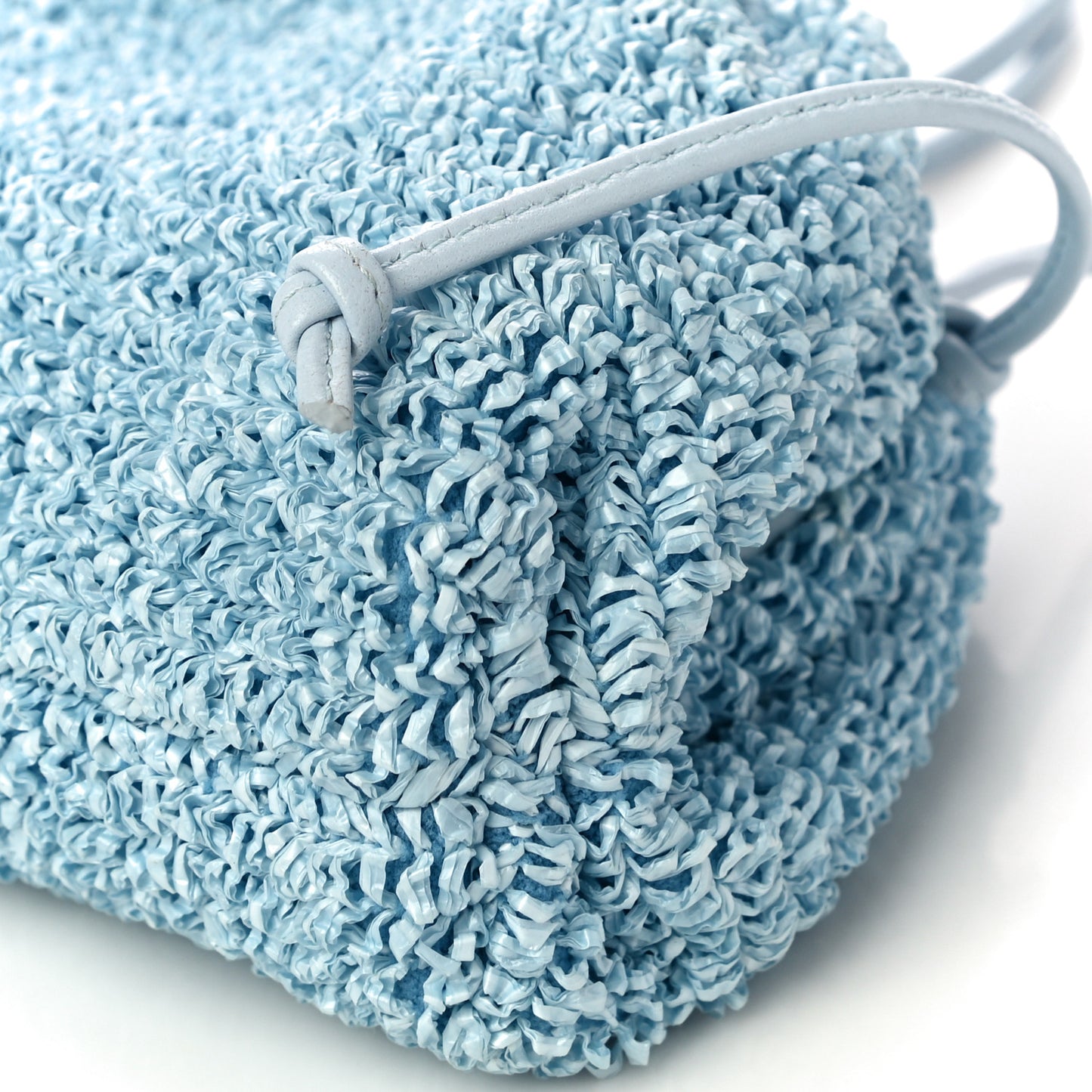 Boucle Curly Raffia The Mini Pouch Bubble