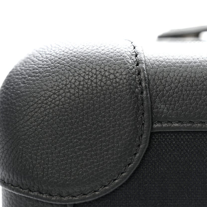 Hermes Taurillon Regate Militaire Sports Toile R.M.S. Trolley Case Luggage Black 10 of 12