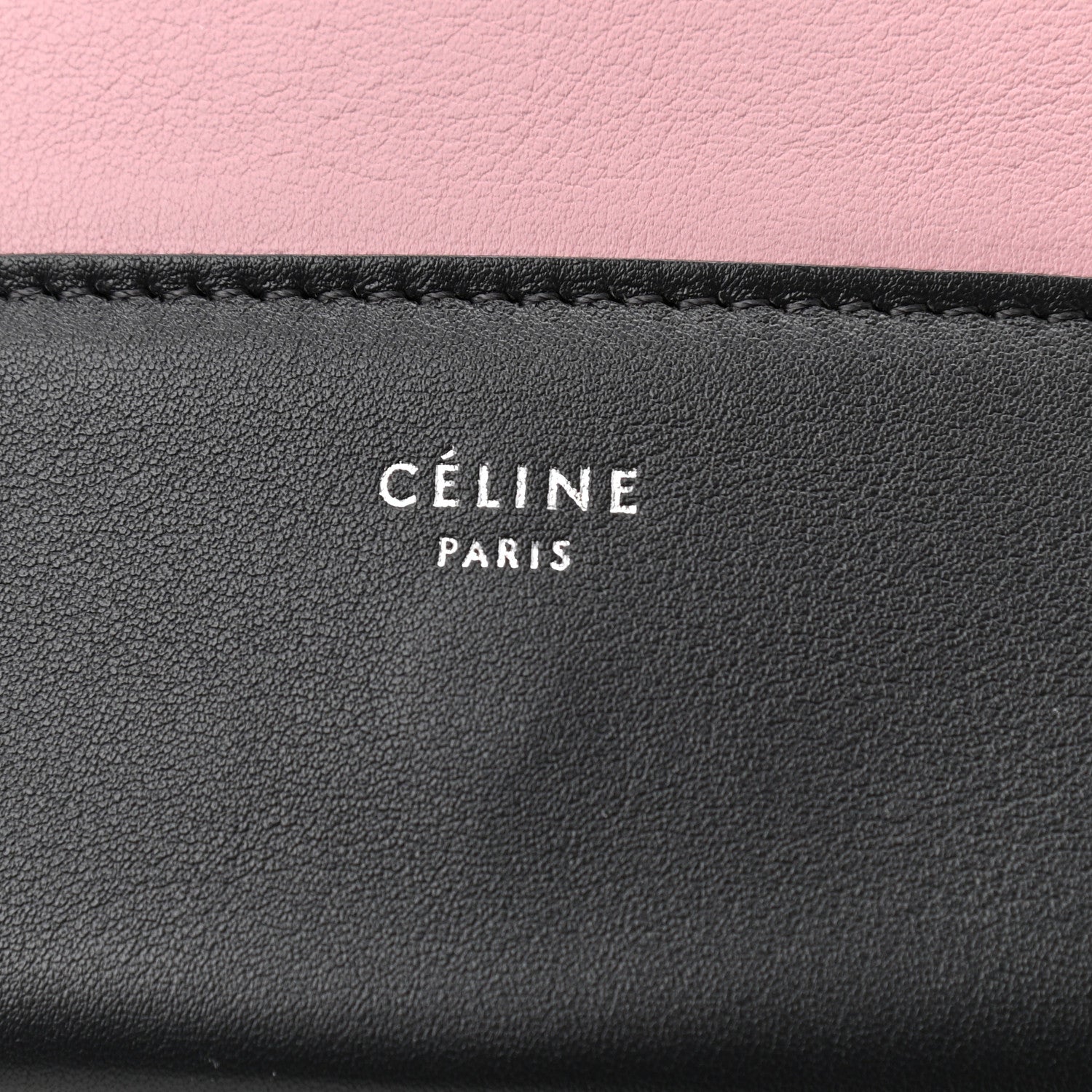Celine Shiny Smooth Calfskin Medium Frame Shoulder Bag Liquorice Antique Rose 6 of 11