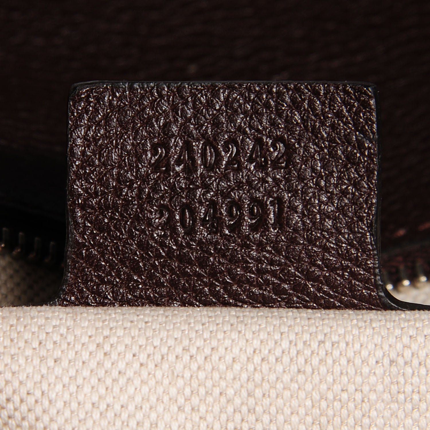 Gucci Monogram Medium New Bamboo Top Handle Bag Brown 7 of 7