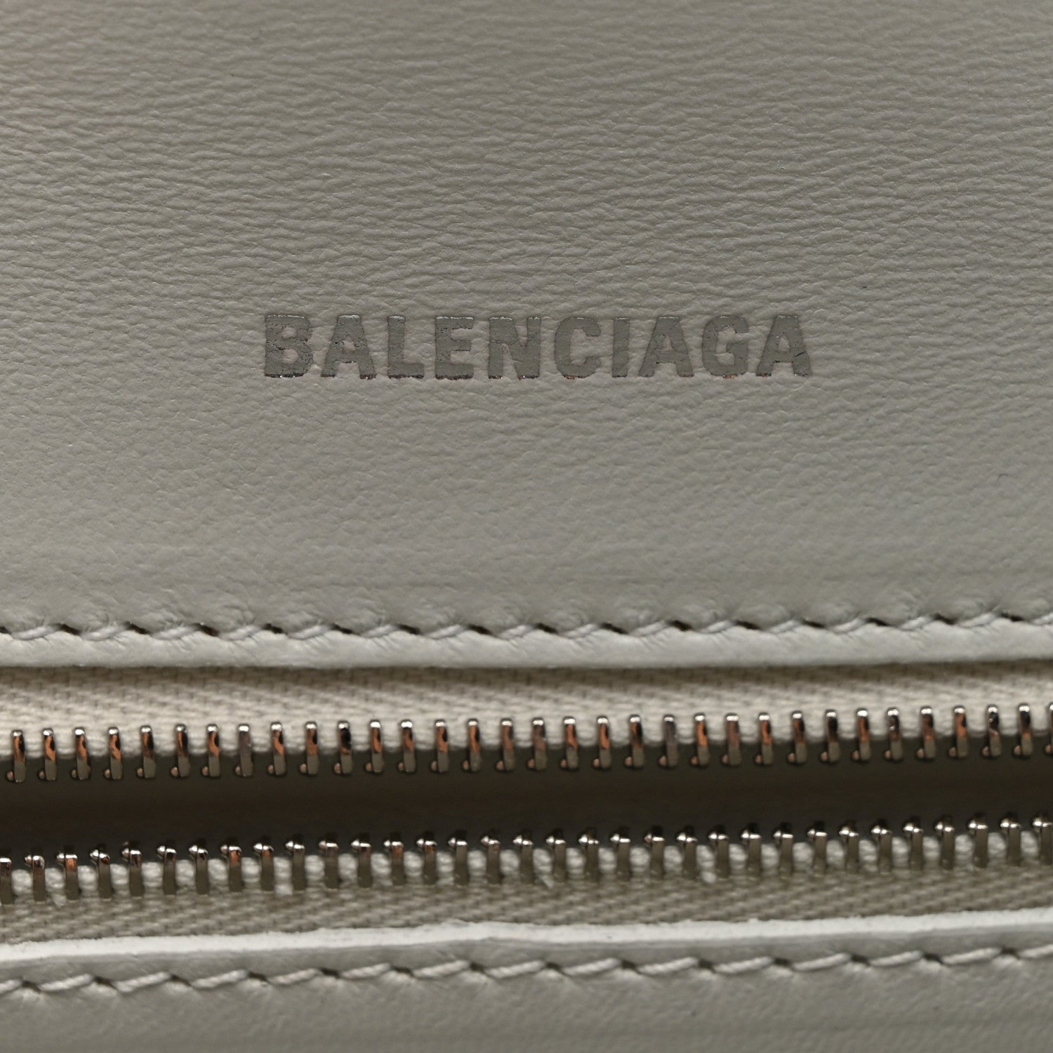 Balenciaga Shiny Box Calfskin Tonal B Small Hourglass Top Handle Bag White 6 of 10