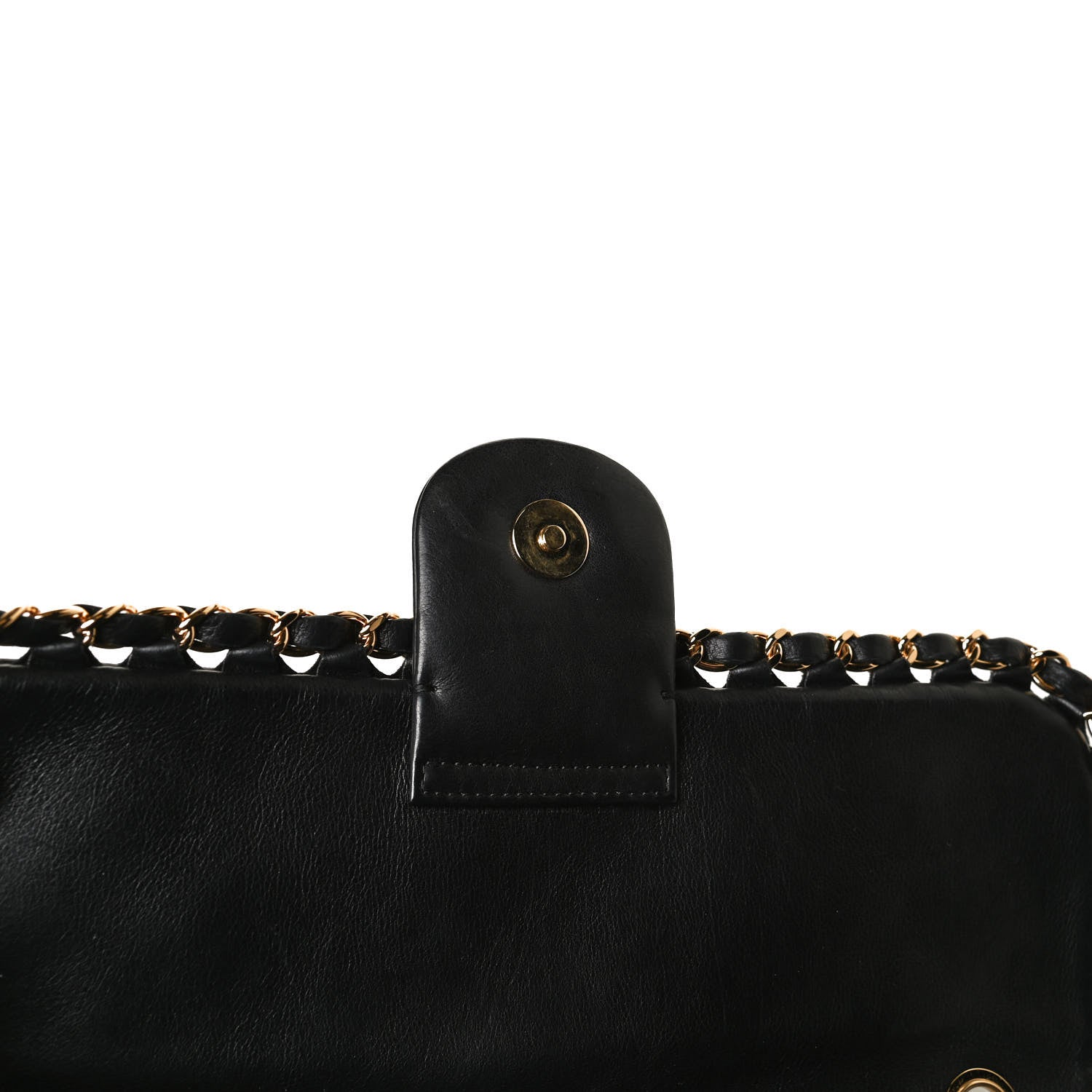 Chanel Calfskin Quilted Medium Chain Me Flap Black 11 of 16