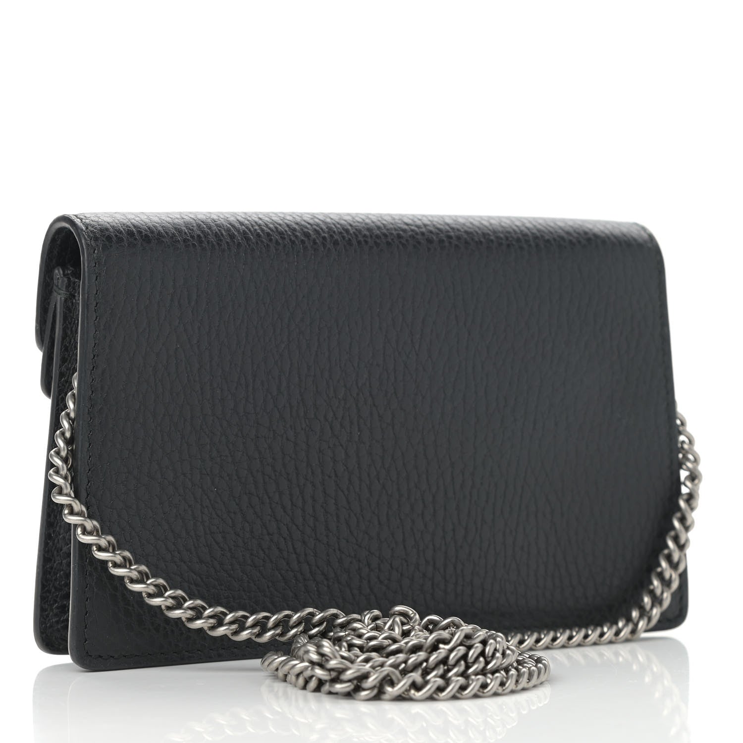 Gucci Calfskin Super Mini Dionysus Shoulder Bag Black 2 of 12