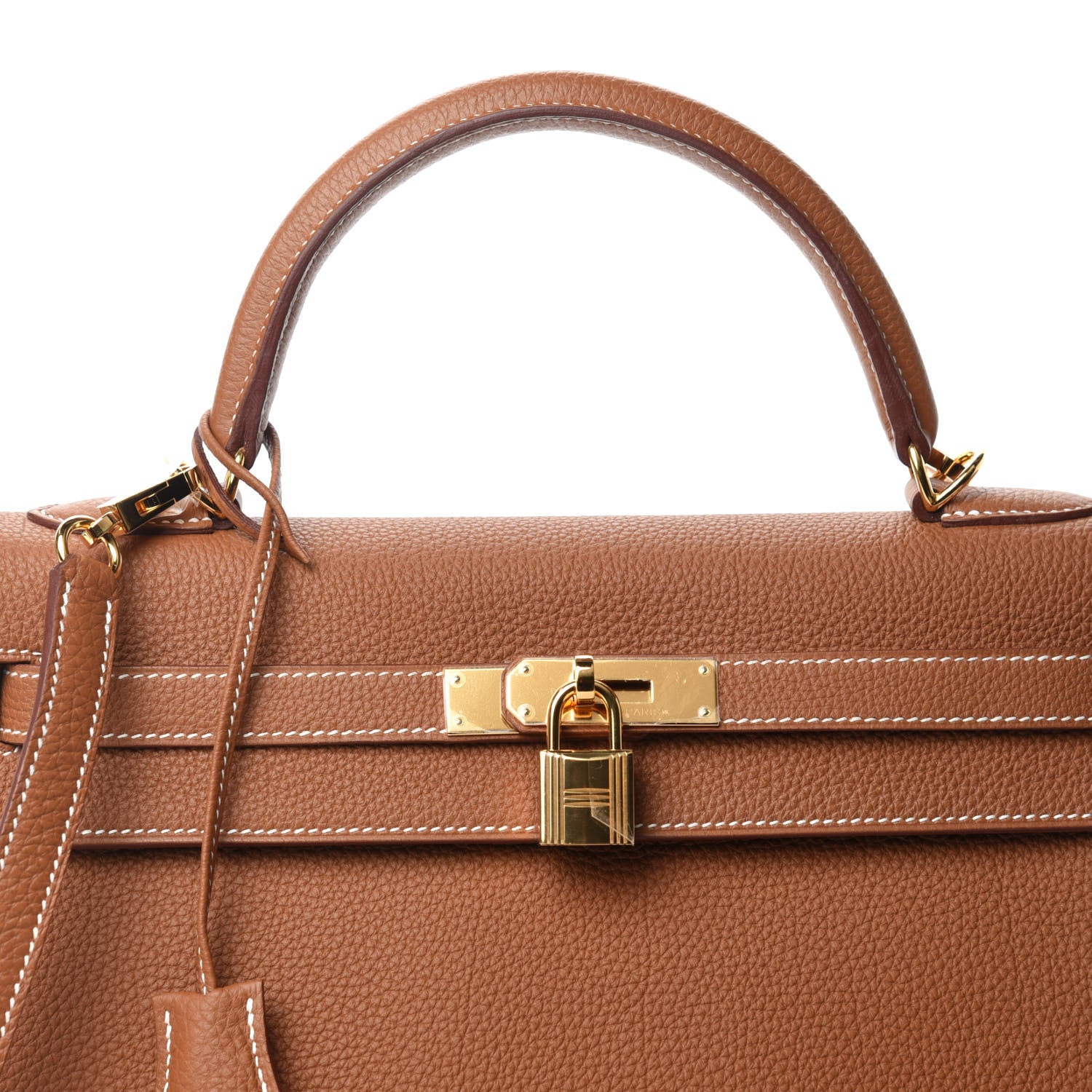 Hermes Togo Kelly Retourne 32 Gold 12 of 12