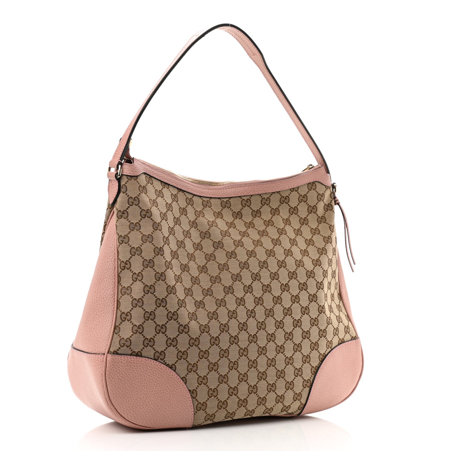 GG Monogram Large Margaux Hobo Beige Soft Pink