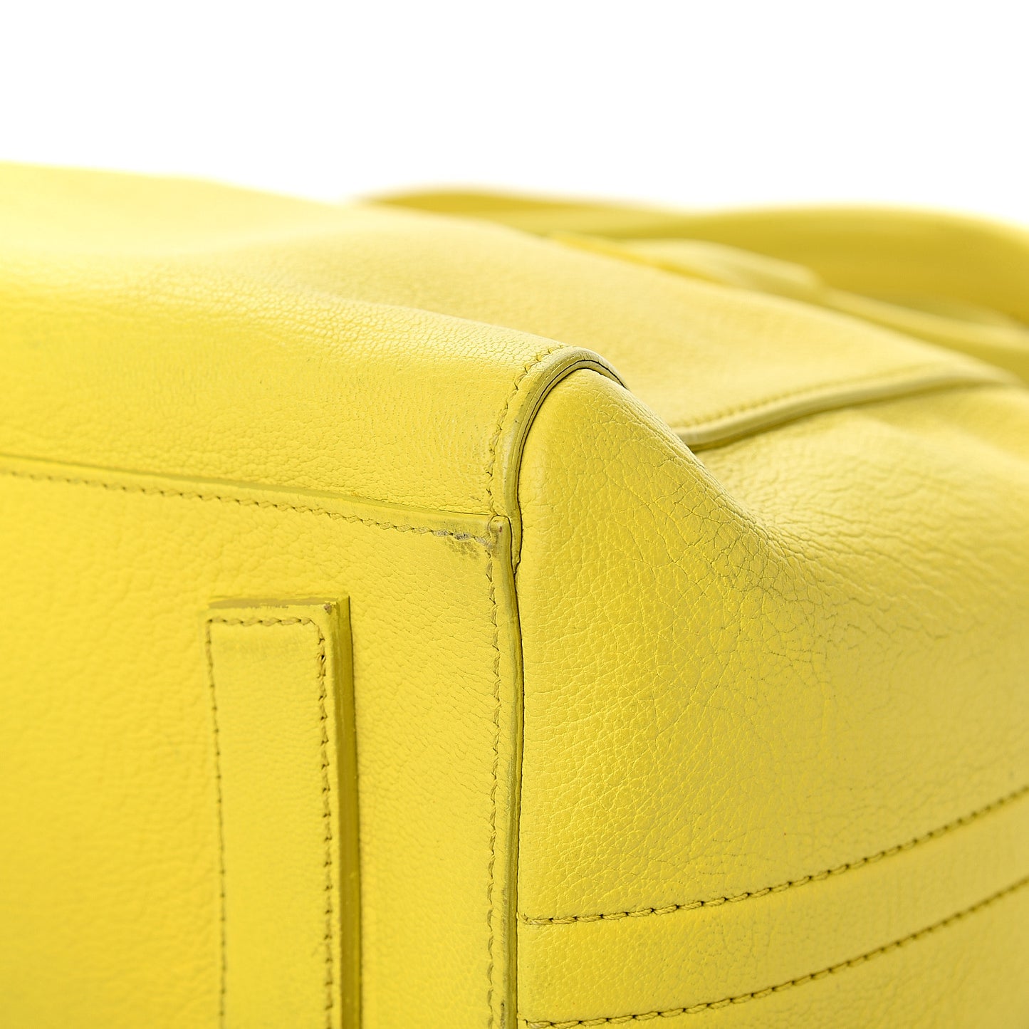Sugar Goatskin Small Antigona Yellow