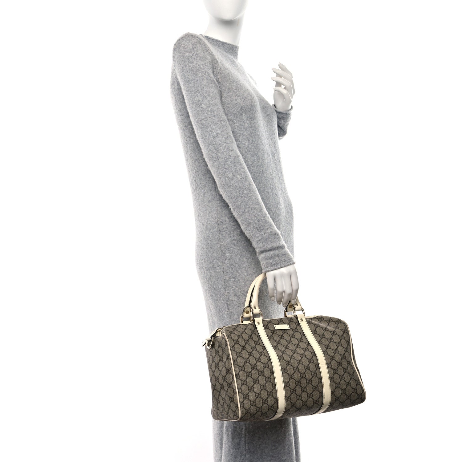Gucci GG Plus Monogram Medium Joy Boston Off White 3 of 10