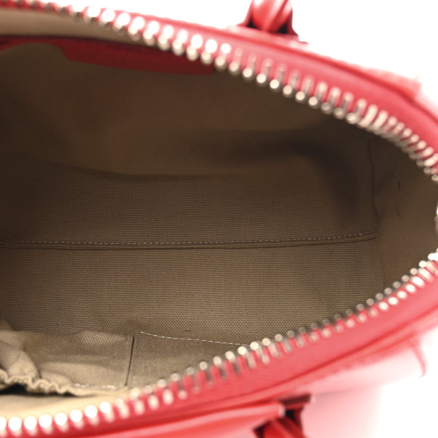 Shiny Lord Calfskin Mini Antigona Red