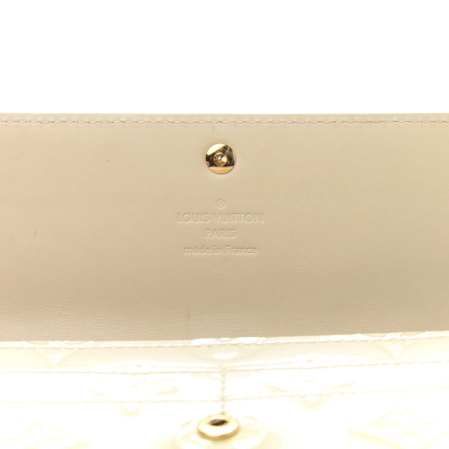 Vernis Sarah Wallet Blanc Corail