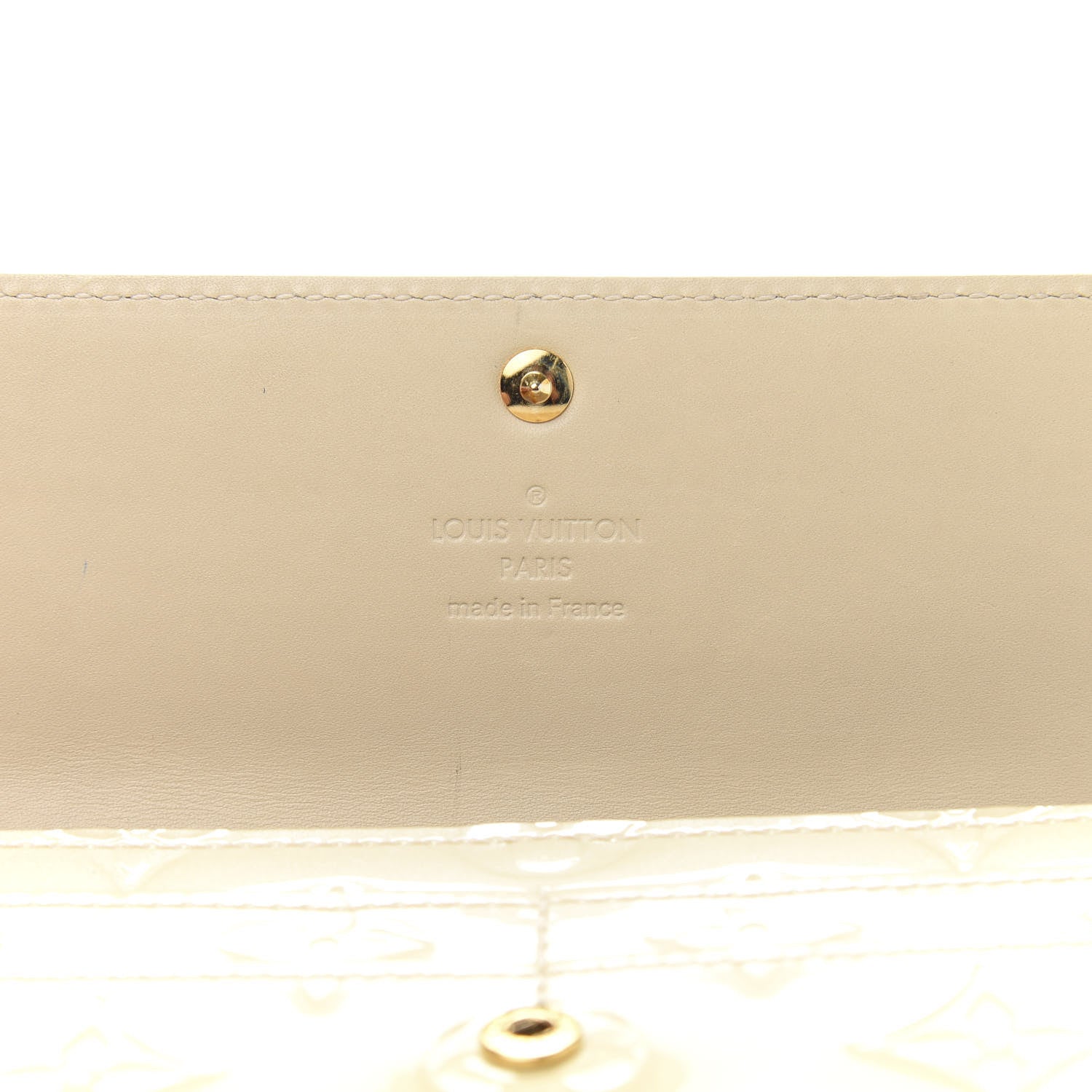 Louis Vuitton Vernis Sarah Wallet Blanc Corail 6 of 15