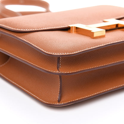 Hermes Epsom Constance 24 Gold 6 of 9