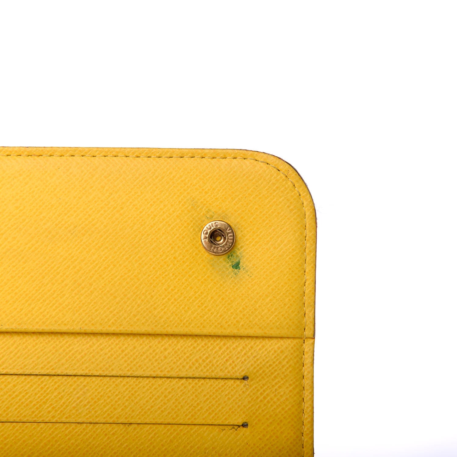 Louis Vuitton Monogram Multicolor Insolite Wallet White Citron 8 of 9