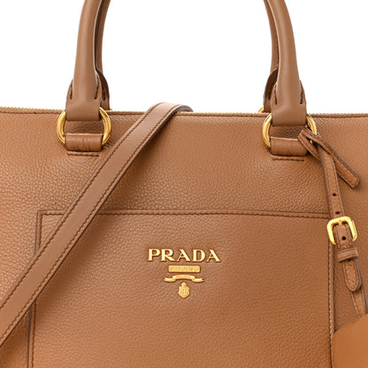 Prada Vitello Daino Pocket Tote Caramel 7 of 16