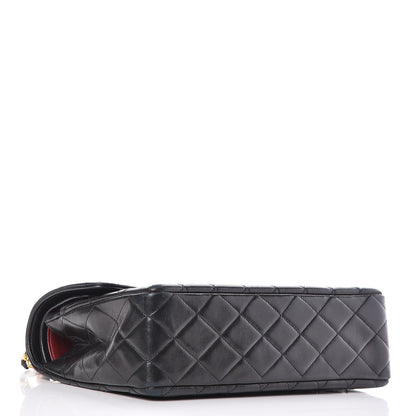 Chanel Lambskin Quilted Medium Double Flap Black 4 of 27