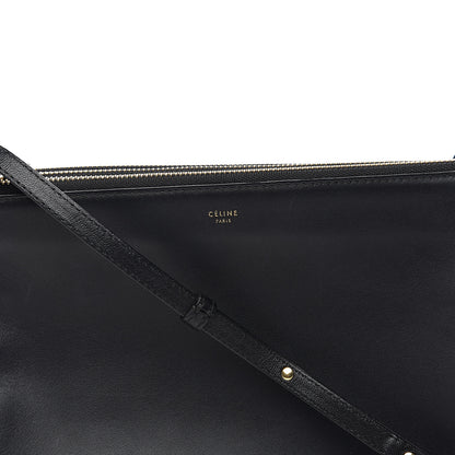 Celine Lambskin Large Trio Crossbody Bag Black 7 of 9