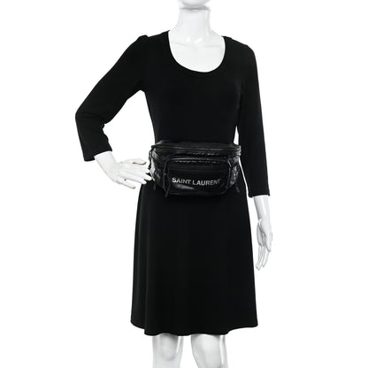 Saint Laurent Nylon Logo Ripstop Body Belt Bag Black 2 of 9
