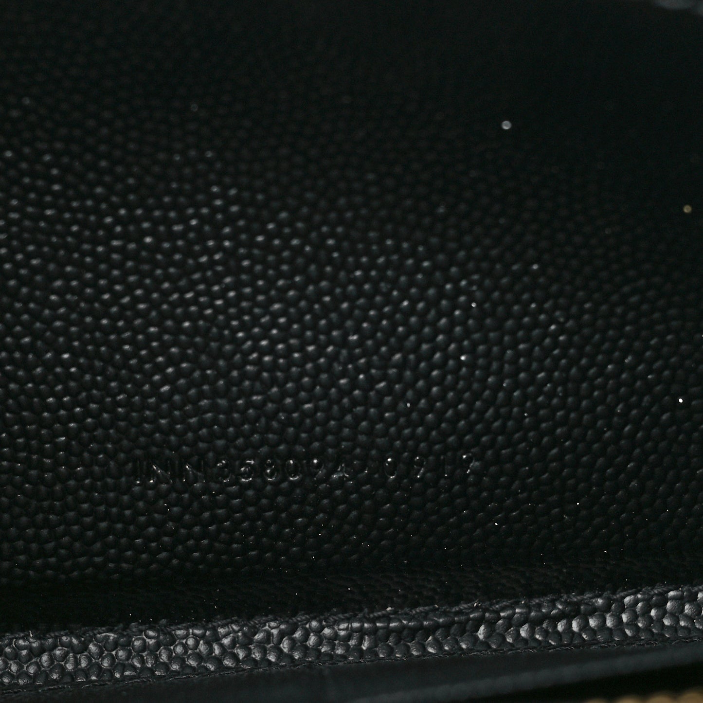 Grain De Poudre Matelasse Chevron Monogram Zip Around Wallet Black