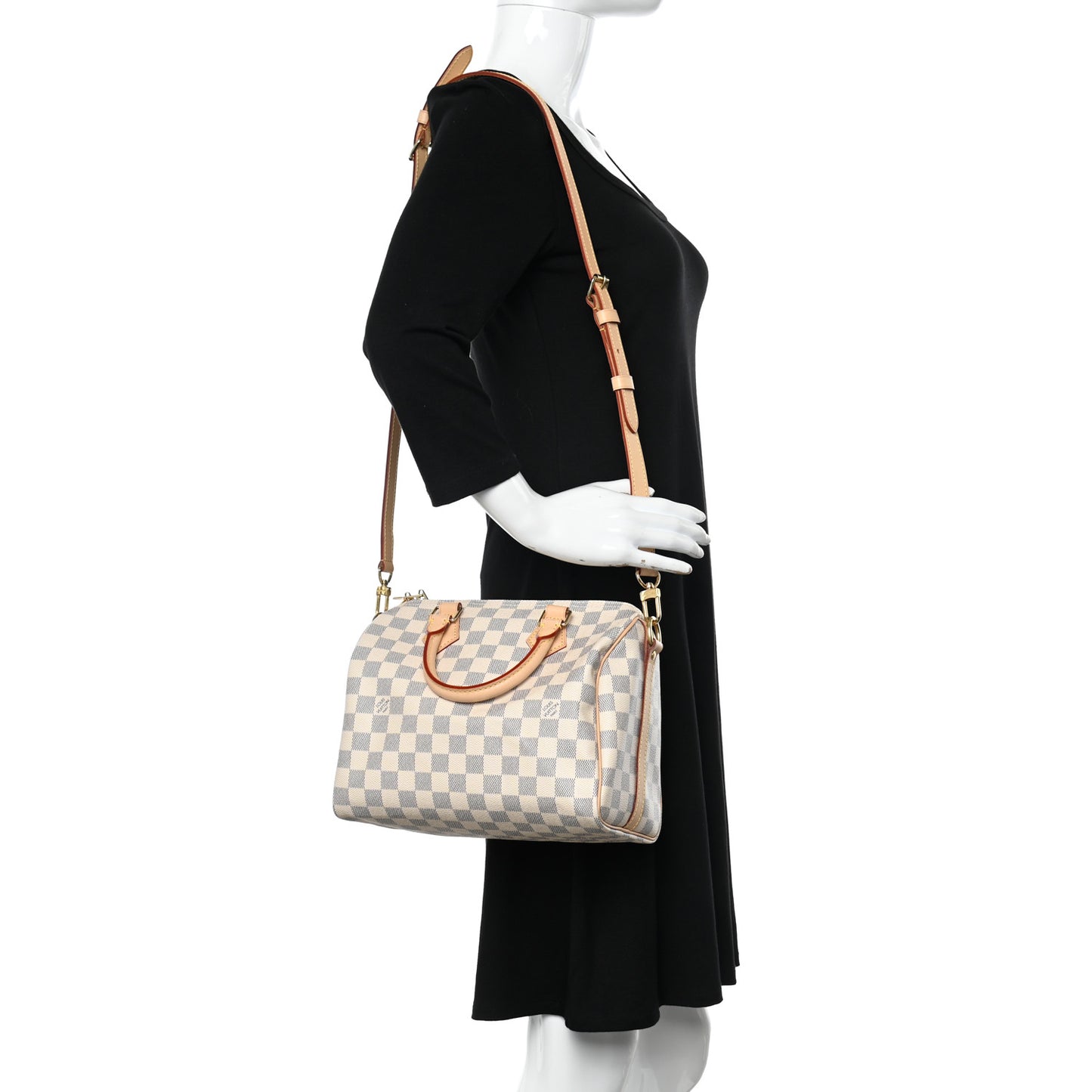 Damier Azur Speedy Bandouliere 25