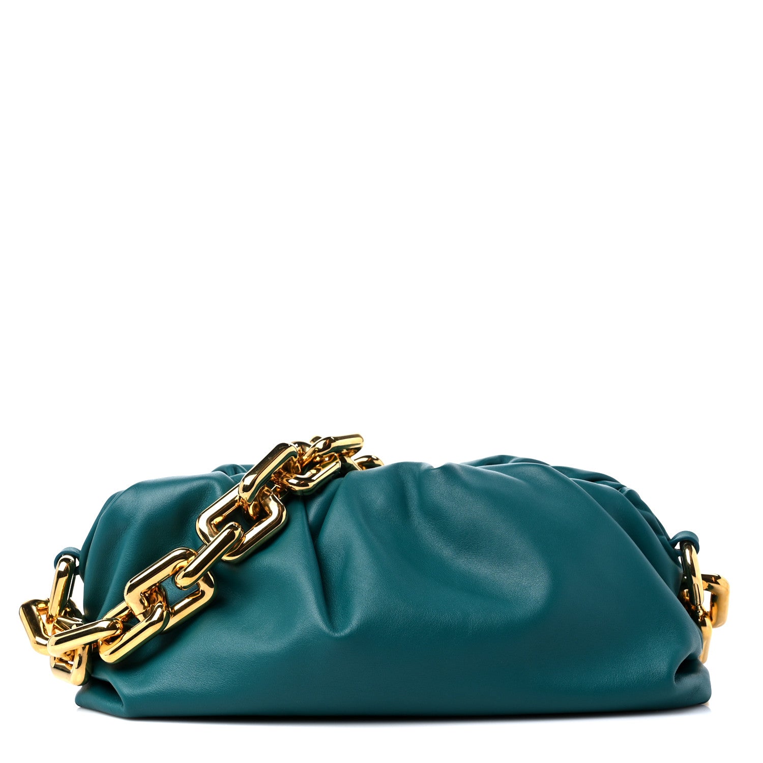 Bottega Veneta Calfskin The Pouch Chain Mallard 1 of 10