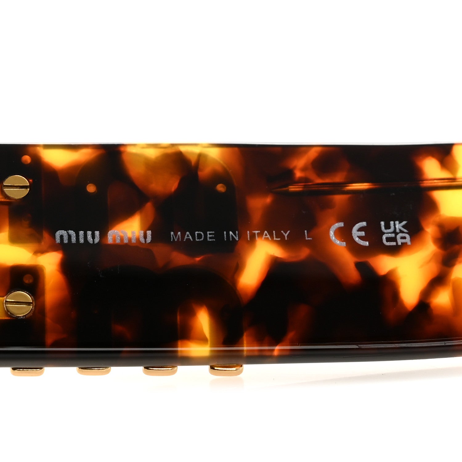 Miu Miu Acetate Miu Glimpse Sunglasses SMU 09WS Havana 5 of 8