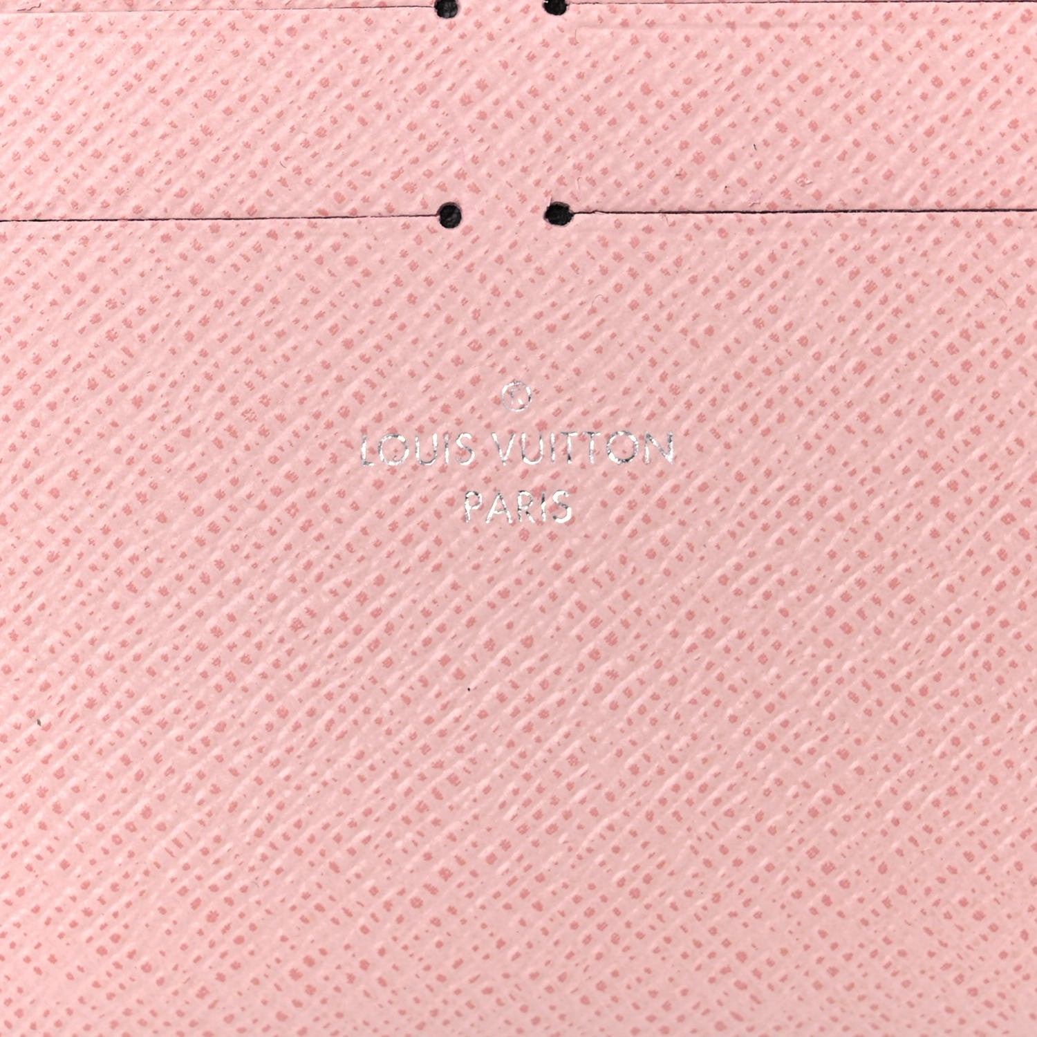 Louis Vuitton Calfskin Felicie Card Holder Insert Rose Ballerine 6 of 6