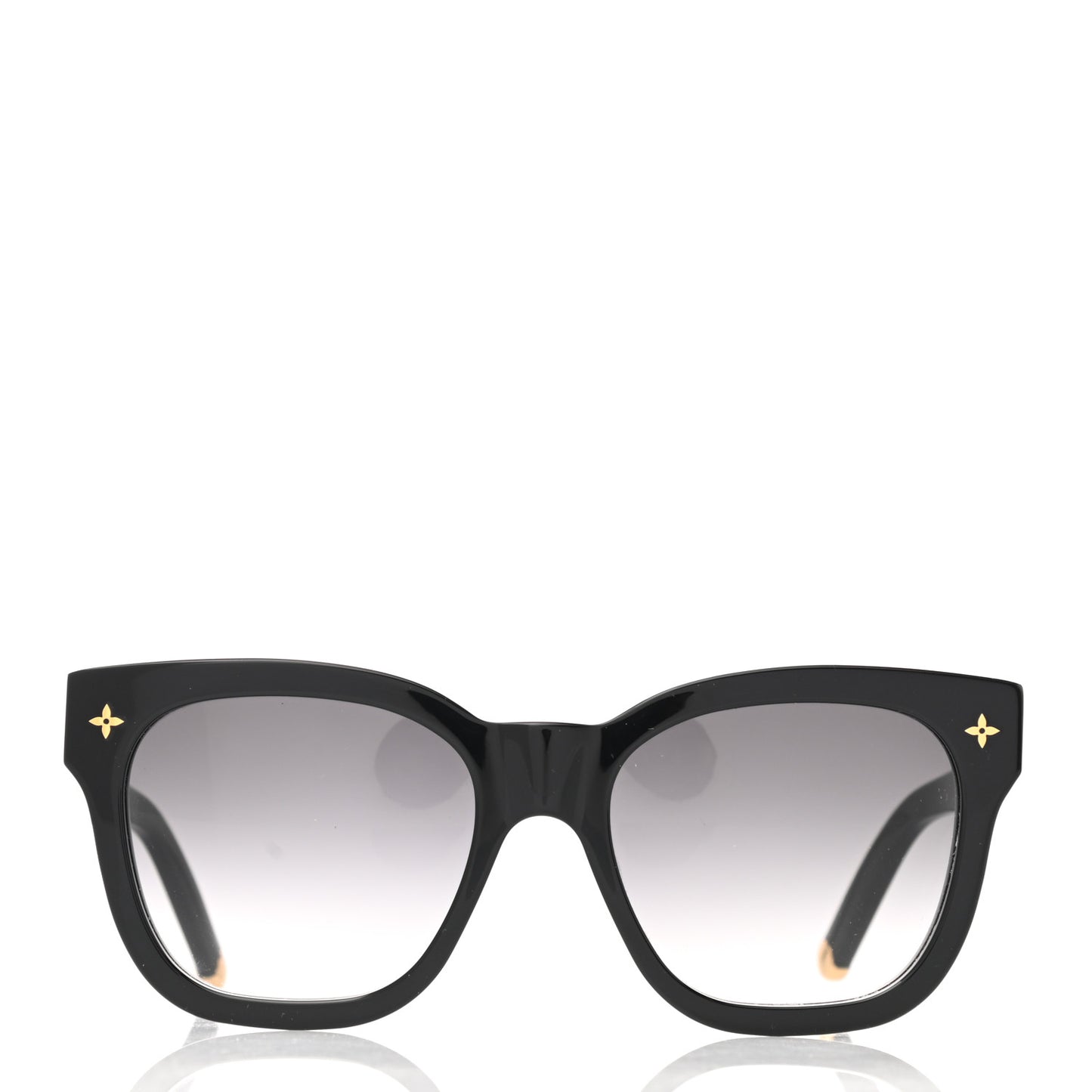 Acetate My Monogram Square Sunglasses Z1523E Black
