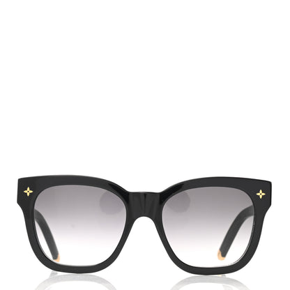 Louis Vuitton Acetate My Monogram Square Sunglasses Z1523E Black 2 of 8