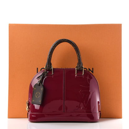 Louis Vuitton Patent Monogram Alma BB Magenta 13 of 13