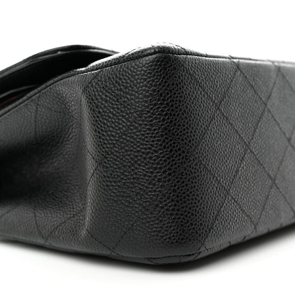 Chanel Caviar Quilted Jumbo Double Flap Black 9 of 11
