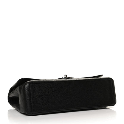 Chanel Caviar Quilted Maxi Double Flap Black 3 of 10