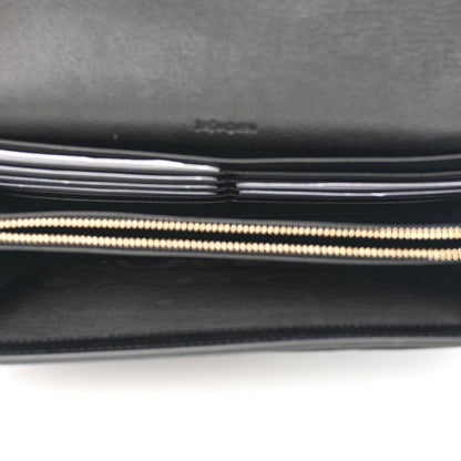 Saint Laurent Calfskin Monogram Belle de Jour Chain Clutch Black 5 of 13