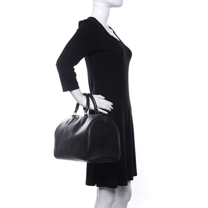 Louis Vuitton Epi Speedy 35 Black 2 of 11