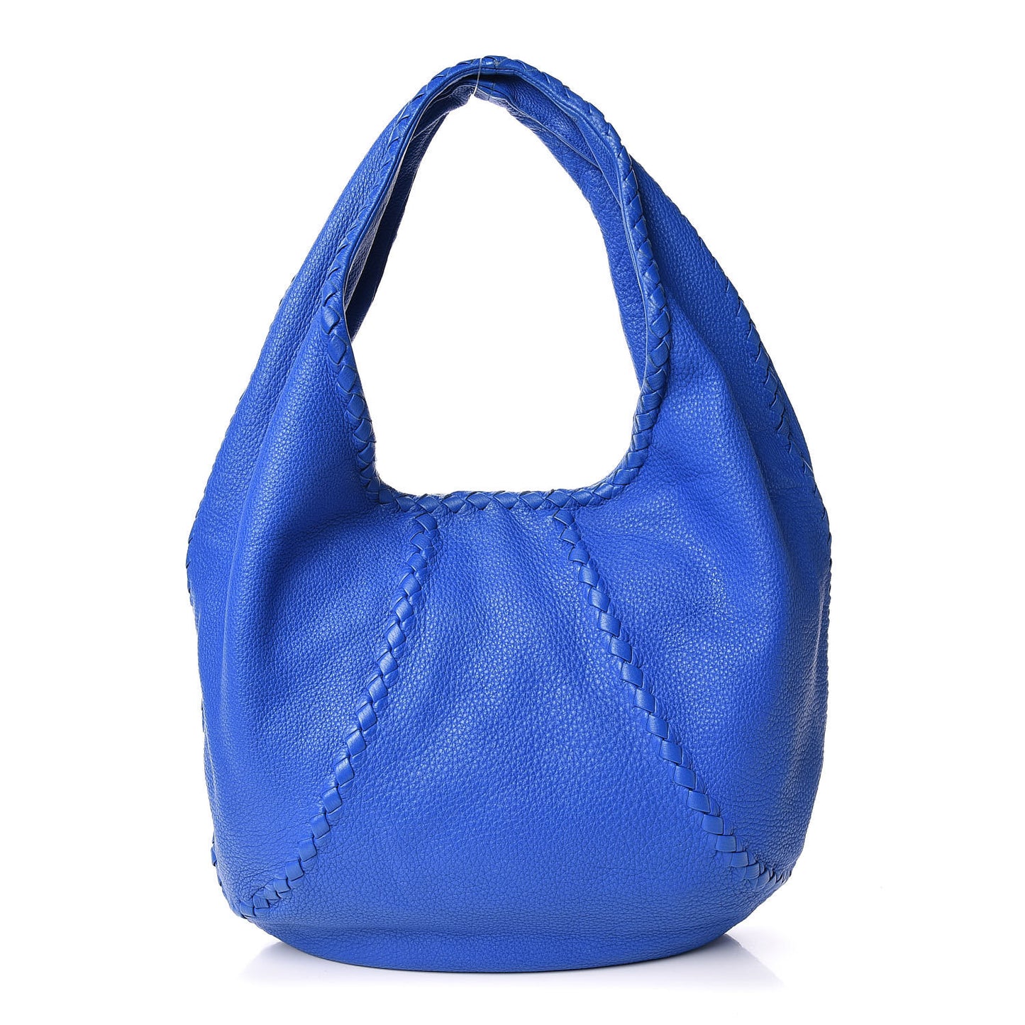 Cervo Deerskin Large Hobo Signal Blue