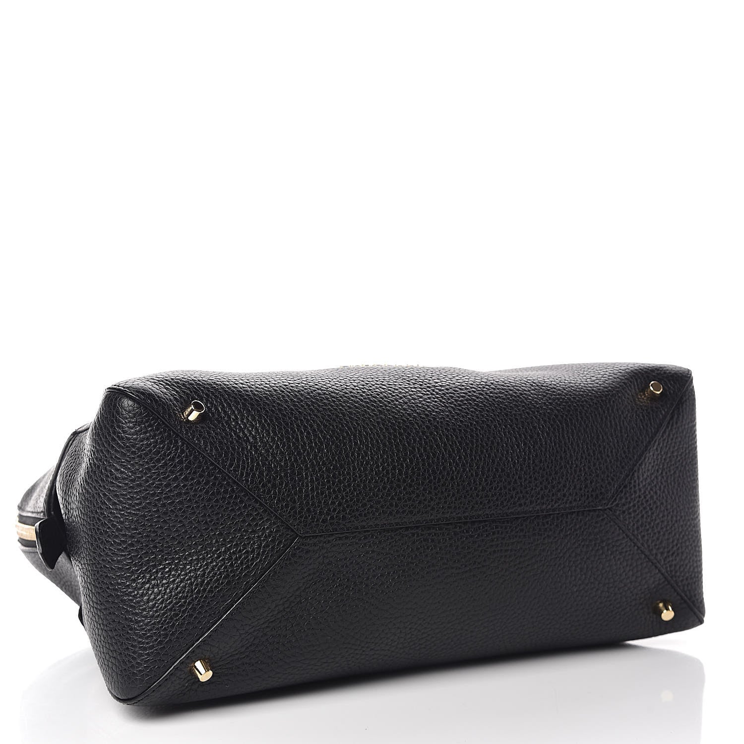 Burberry London Grainy Calfskin Medium Greenwood Bowling Bag Black 4 of 8