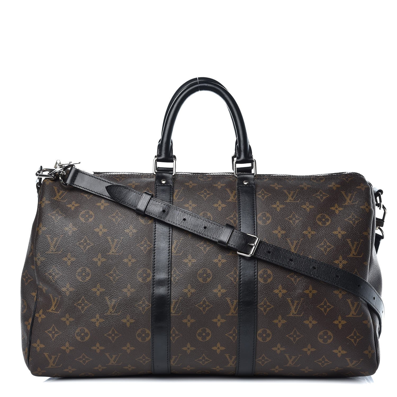 Louis Vuitton Monogram Macassar Keepall Bandouliere 45 1 of 15