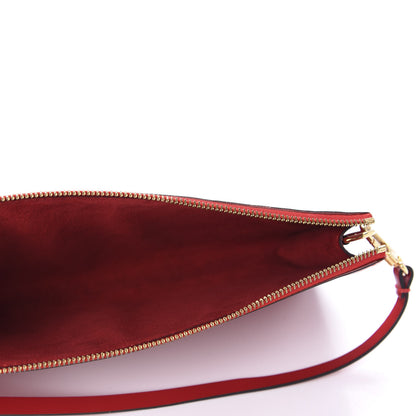 Louis Vuitton Epi Pochette Accessories 24 Castillan Red 5 of 11