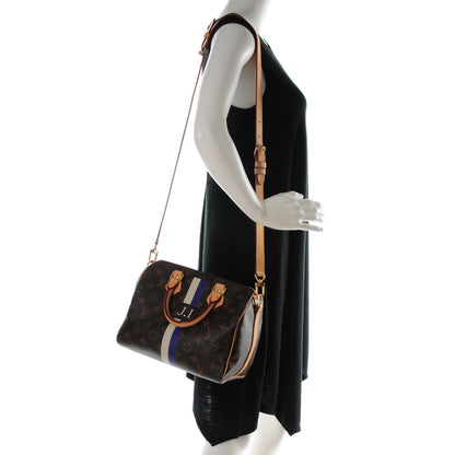 Louis Vuitton Monogram My LV Heritage Speedy Bandouliere 25 Ivory Violet 2 of 7