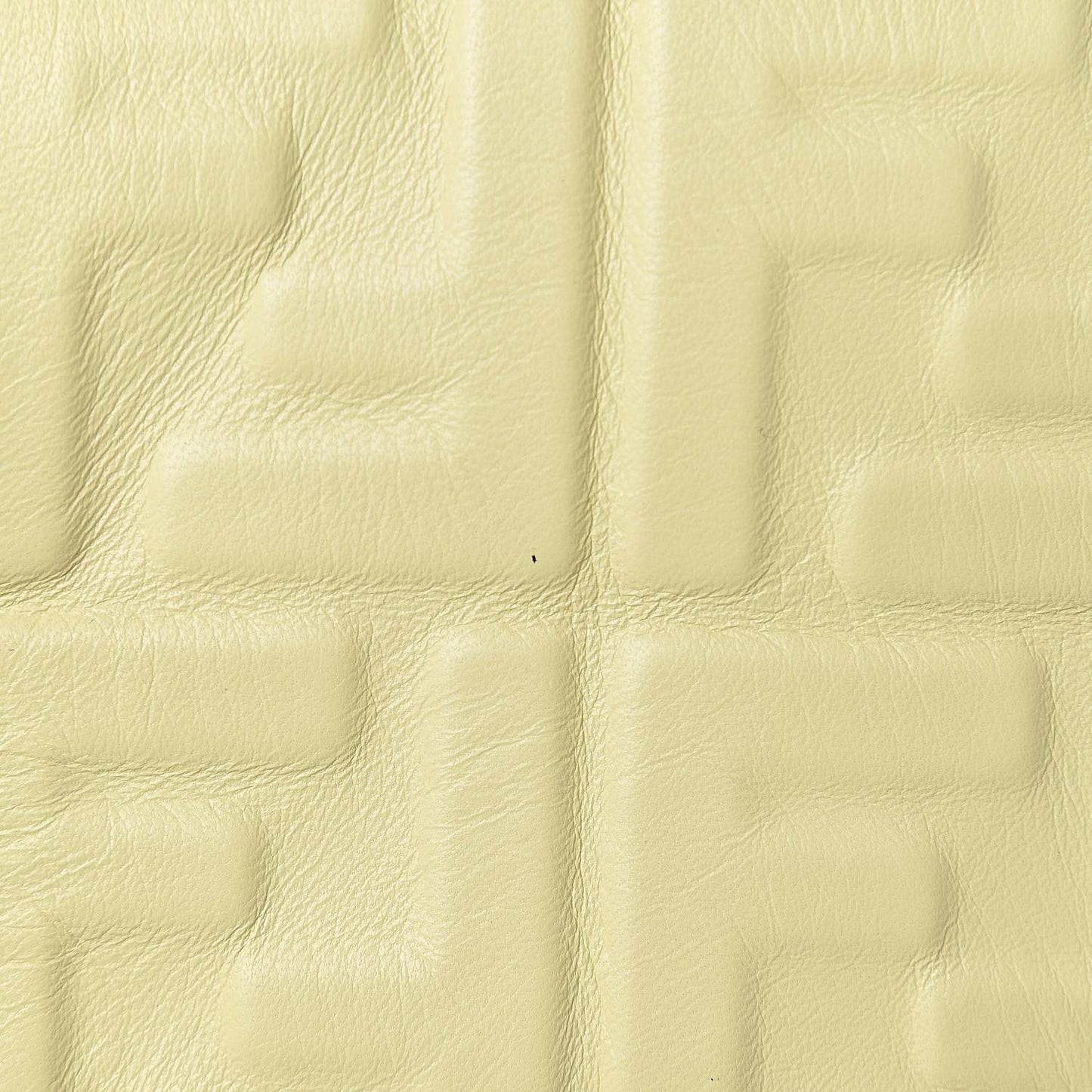 Nappa FF 1974 Embossed Large Baguette Banana