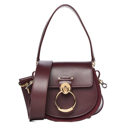 Chloe Calfskin Small Tess Bag Burnt Brown 1 of 12