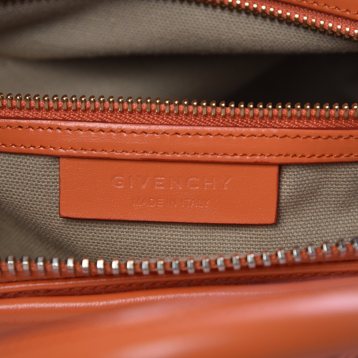 Givenchy Shiny Lord Calfskin Medium Antigona Orange 6 of 13
