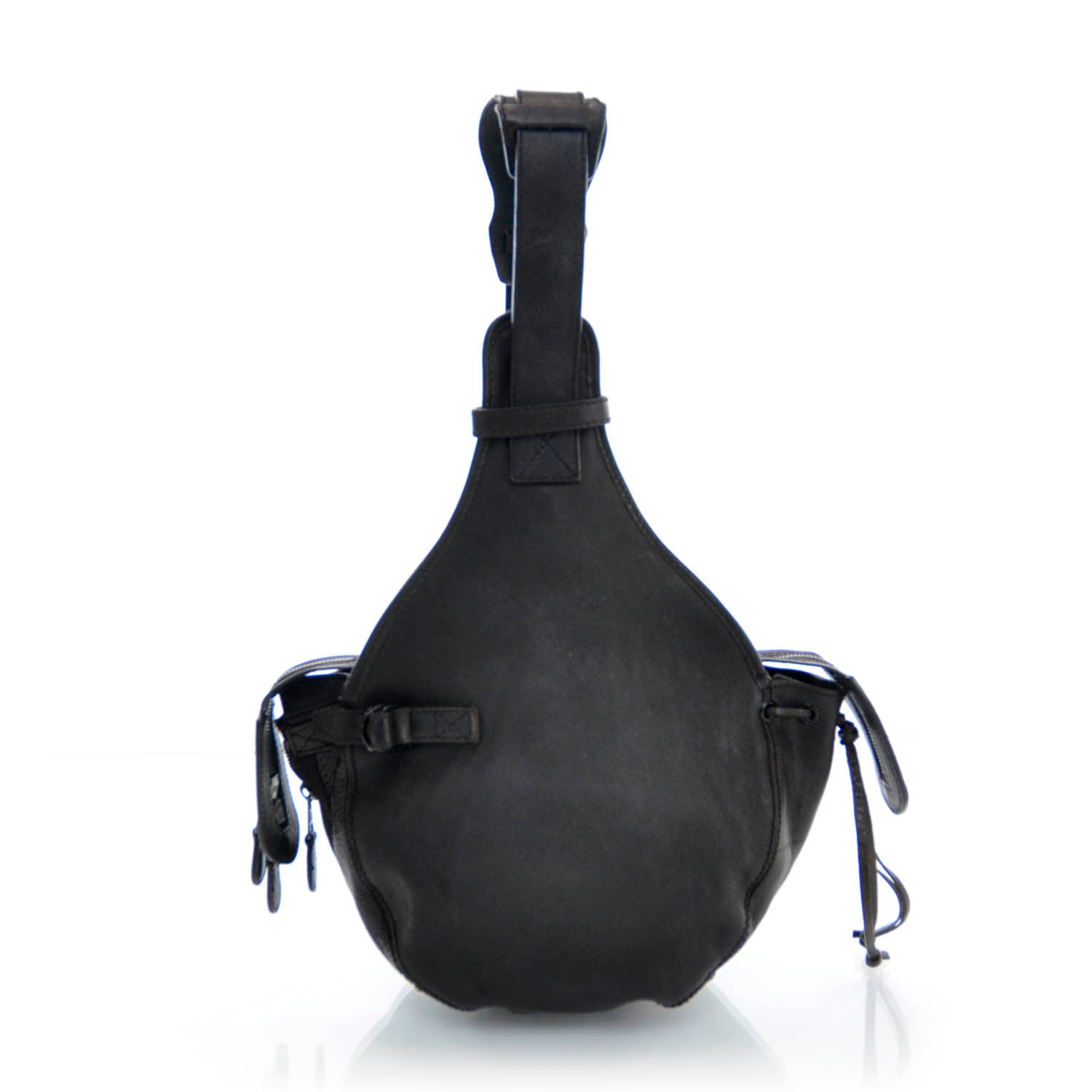Balenciaga Leather Aviator Helmet Bag Marron 1 of 9