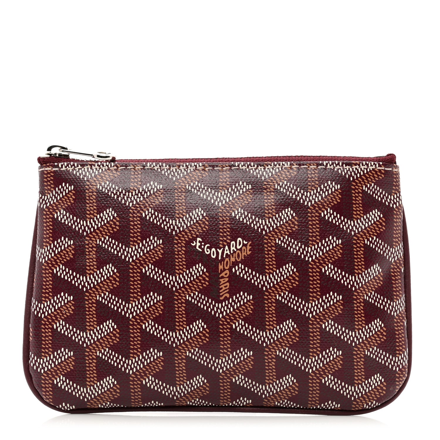 Goyard Goyardine Mini Senat Pochette Burgundy 1 of 7