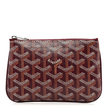 Goyard Goyardine Mini Senat Pochette Burgundy 1 of 7