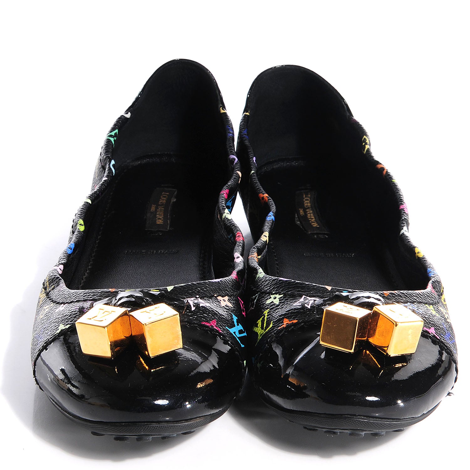 Louis Vuitton Monogram Multicolor Lovely Ballet Flats Black 39 2 of 7