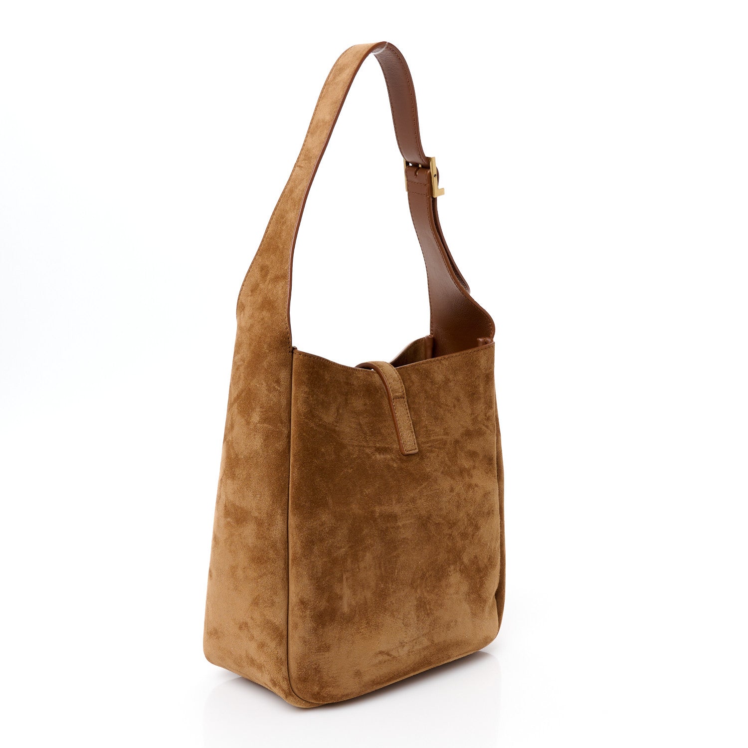 Saint Laurent Suede Small Le 5 A 7 Soft Hobo Snuff 3 of 10